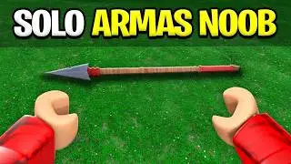 99 Noches pero SOLO puedo usar ARMAS DE NOOB (Roblox)