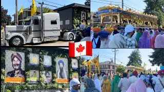 Nagar Kirtan Surrey BC Canada 2025🇨🇦|Guru Nanak sikh gurudwara sahib surrey Nagar kirtan🇨🇦🇨🇦