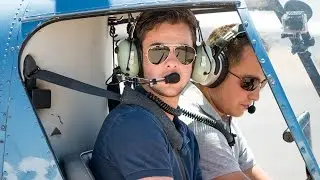 GoPro Flying a Robinson R22 - Helicopter Flying & Hover Lesson
