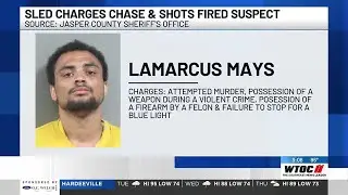 Convicted felon charged with attempted murder after firing at deputies in Jasper Co.
