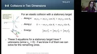 phys3A ch9.8 Collisions in Two Dimensions