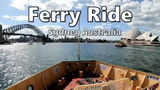 SYDNEY FERRY Ride From Circular Quay To Manly SYDNEY AUSTRALIA | Beautiful SYDNEY HARBOUR VIEW 🇦🇺