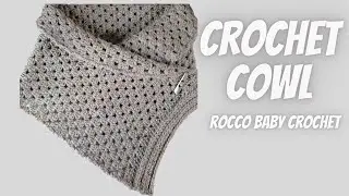 HOW TO CROCHET GRANNY STRIPE COWL