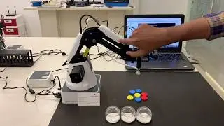 OpenCV, Python & custom Dobot APIs for Color based automated Robotic binning