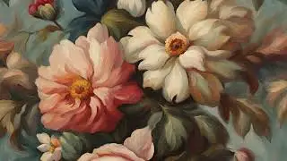 Vintage Floral Free Tv Art Wallpaper Screensaver Home Decor Samsung Oil Painting Digital Wildflower