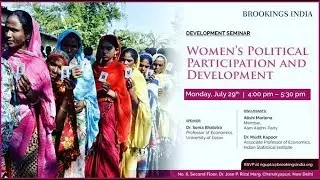 Women&rsquo;s political participation and development | Discussion