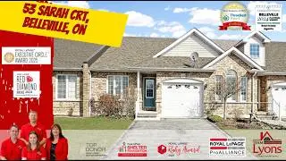 Без платы за обслуживание кондоминиума - 53 Sarah Court, Belleville, ON