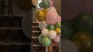 Bridal Shower Balloon Garland #balloon #balloonarch #capitalballooncompany #bridalshower #wedding