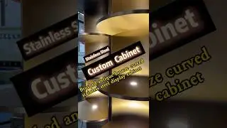 Stainless steel custom cabinet #luxury #steel #cabinet #leadmc #display #cooler #stainless #Home