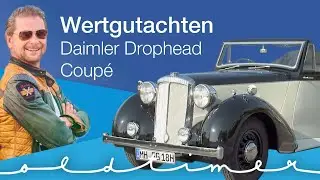 Det M&uuml;ller und T&Uuml;V NORD  - Oldtimer Wertgutachten bei einem Daimler Drophead Coup&eacute;
