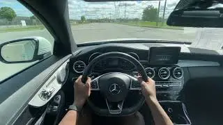 2017 Mercedes Benz C300 Sport POV Test Drive-Fast Enough?
