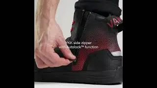 Rebelhorn Vandal II Black/Red | Motorcycle Boots | English