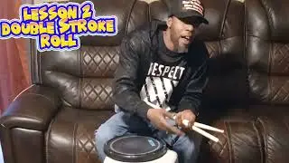 Lesson 2 Double Stroke #drumvids #drumming #teaching 