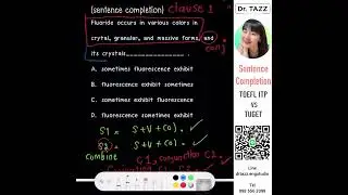 TOEFL ITP vs TUGET พาร์ท Sentence Completion โดย @drtazz.engstudio