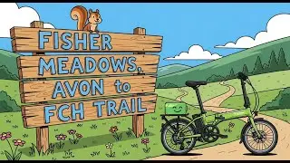 Discovering Avon CT by eBike: Fisher Meadows to Farmington Canal Trail virtual electric bike ride