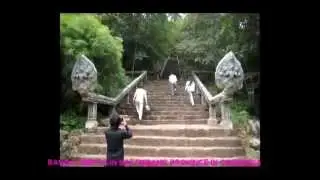 Visiting Banon Temple in BattamBang Province in Cambodia