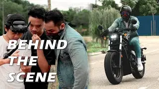 Shooting A Commercial Motorbike Scene How To and Behind The Scenes Canon Camera and DJI Drone