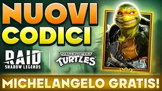 Michelangelo GRATIS❗Codici Raid Shadow Legends per TUTTI☀️Raid x Tartarughe Ninja 2025