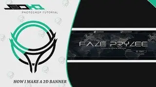 Photoshop Tutorial | How I Make a 2D Clean Banner Layout | W/Wallpapers