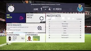 FIFA 18 | Ajax 1 vs FC Porto 4 at the Amsterdam Arena (05.12.2020)