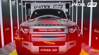 V-KOOL PPF на Land Rover Defender 110 (Hakuba Silver)