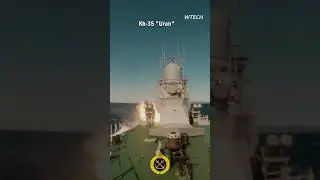 Firing of kh-35 anti-ship cruise missile in the sea of Japan