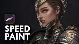 Valkyrie Portrait I Start to finish I Procreate I Speed Paint
