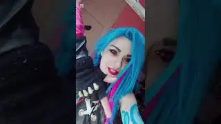 Jinx z Buldakiem 😎🤙🏻 #mentality #ludwiczek #jinx #jinxcosplay #arcane #arcaneseason2 #buldak