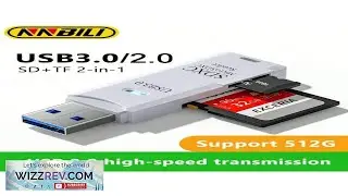 NNBILI 1pc Mini High Speed 2 In 1 Multi Card Reader USB