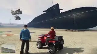 VanossGaming! GTA5 Online - Classic Launches and Submarine Glitch (Funny Moments)