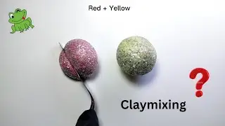Guess The Final Colour❓🎨✨ | Glitter Claymixing| Clay Asmr | Oddlysatisfying 