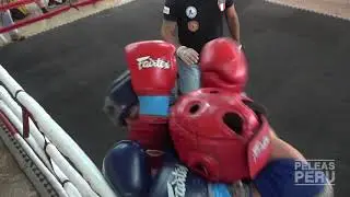 Jercy Valdiviezo vs Mauricio Henostroza.Liga Peruana de Muay Thai: cuartos de final