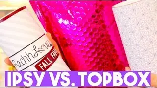 Ipsy vs. Topbox - NOVEMBER 2017 + RachhLoves Fall Favourites | makingupashlee