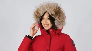 Charlotte Parka Red || Women Winter Jacket || Arctic Bay || Made in Canada 2018