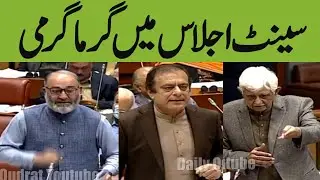 JI Senator Mushtaq Ahmed Khan , PTI Shabli Faraz & PPP Taj Haidar Speech in Sanate | Daily Qudrat
