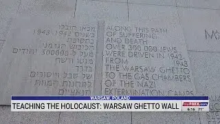 Triad educators learn lessons of history from Warsaw Ghetto Wall