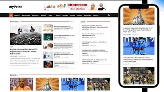 I Build ThePrint Clone using WordPress | Professional News Website