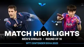 Lubomir Jancarik vs Lee Sangsu | MS R16 | WTT Contender Doha 2023