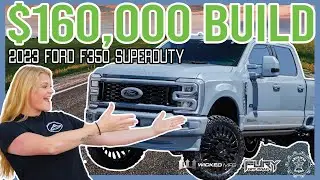 Lifted Azure Gray F-350 Build worth $160,000!