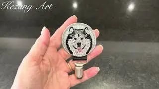 Alaskan Malamute Bespoke Ring Clip