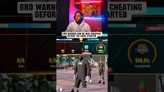 Братан сказал ему, что у него был дзен перед началом игры 😭😭 #шорты #nba2k