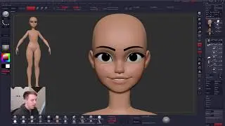 ZBrush Tutorial - Creating a Stylized Female Face