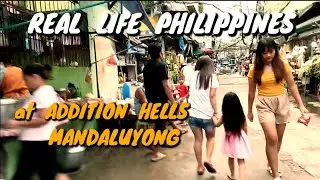 ADDITION HILLS Real Life Scenes / Walking Tour Mandaluyong Philippines 🇵🇭 (4K HD)