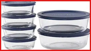Anchor Hocking Glass Storage Set Durable, Safe, and Made in the USA
