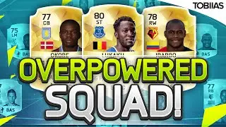 CHEAP 40K OVERPOWERED SQUAD BUILDER IN FIFA 16!!!