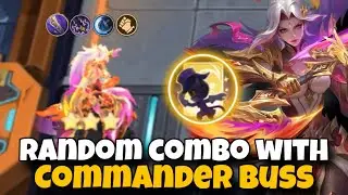 RANDOM COMBO WITH BUSS !! MAGIC CHESS GOGO | MCGG MLBB