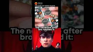 Do NOT flip this necklace ☠️