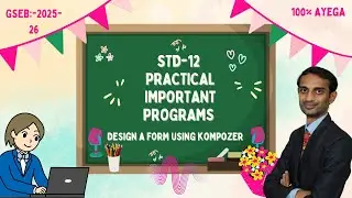 Std 12 Practical Exam Important Programs 2025-26 | Computer Practical | Guaranteed Questions