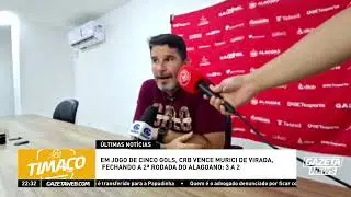 COLETIVA TÉCNICO EDUARDO BARROCA - CRB 3X 2 MURICI - 15-01-25
