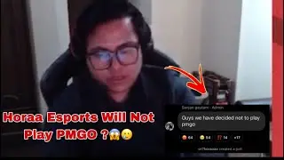 Horaa Esports Will Not Play PMGO 😱 WHY 🥲 ?? #cr7horaa #mafianinja #mandipyt #horaaesports
